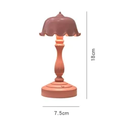 Flower Curling LED Nachtlampe - Dekoratives Tischlicht