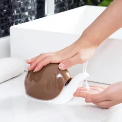 Flüssigseifenspender in Schneckenform – Lustiges tragbares Badezimmerzubehör