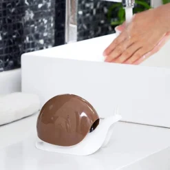 Flüssigseifenspender in Schneckenform – Lustiges tragbares Badezimmerzubehör