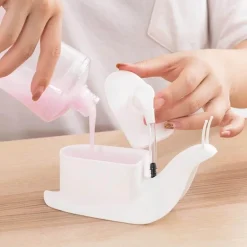 Flüssigseifenspender in Schneckenform – Lustiges tragbares Badezimmerzubehör