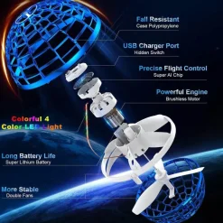 Flying Ball Drone - 360° drehbarer, handgesteuerter Helikopter-Spinner