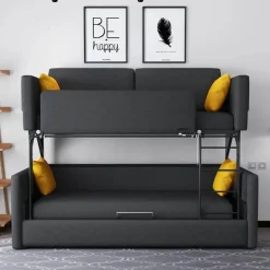 Foldable Bunk Bed Sofa - Space-Saving Modern Sleeper
