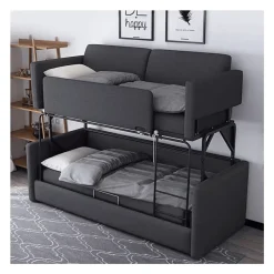 Foldable Bunk Bed Sofa - Space-Saving Modern Sleeper
