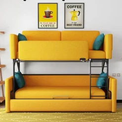 Foldable Bunk Bed Sofa - Space-Saving Modern Sleeper