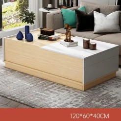 Foldable Coffee Table - Bohemian Minimalist Design