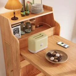 Foldable Dining Table Set - Space-Saving with Hidden Storage