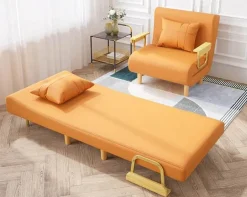 Foldable Japanese Sofa Bed - Modern Space-Saving Furniture