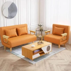 Foldable Japanese Sofa Bed - Modern Space-Saving Furniture