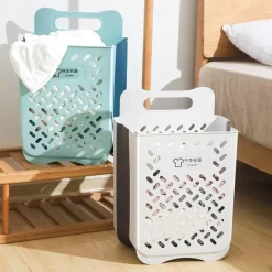 Foldable Laundry Basket - Space-Saving Storage Bin