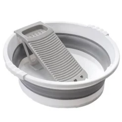 Foldable Mini Laundry Basin - Compact Washing Tub for Home Use