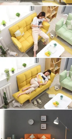Foldable Minimalist Sofa - Modern Lazy Seating