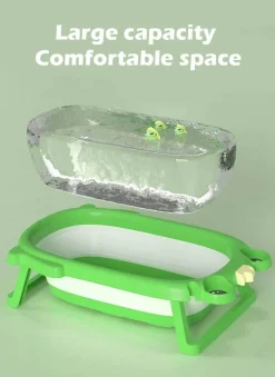 Foldable Newborn Baby Bath Tub - Space-Saving Infant Bathtub