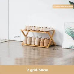 Foldable Shoe Rack - Portable Multi-Tier Organizer