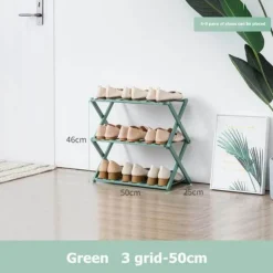 Foldable Shoe Rack - Portable Multi-Tier Organizer