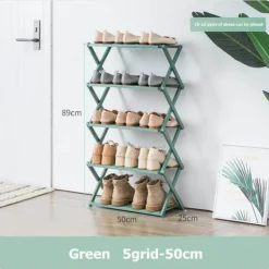 Foldable Shoe Rack - Portable Multi-Tier Organizer