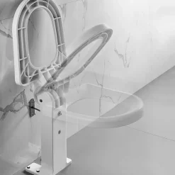 Foldable Squat Toilet Seat Holder - Comfortable Easy to Use