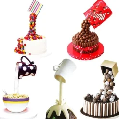 Fondantform-Tortenständer für edle Schokoladendekorationen