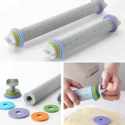 Fondant-Roller aus Silikon – Antihaft-Kuchenwerkzeug zum Dekorieren