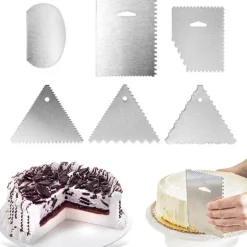 Fondant-Spatel aus Edelstahl – Kuchendekorationswerkzeug und Teigschaber