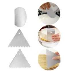 Fondant-Spatel aus Edelstahl – Kuchendekorationswerkzeug und Teigschaber