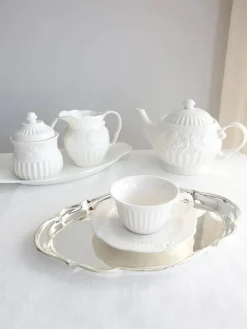 Französisches Hofporzellan-Teeservice - Phnom Penh Design