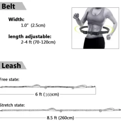 Freihändige Hundeleine – Elastische Taillen-Leine für Haustierbesitzer