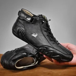 Freizeitstiefel aus italienischem Leder – Stilvolles Schuhwerk für jeden Tag