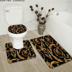 French Touch Duschvorhang-Set – Elegantes Badezimmerdekor