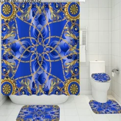 French Touch Duschvorhang-Set – Elegantes Badezimmerdekor