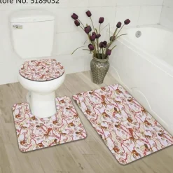 French Touch Duschvorhang-Set – Elegantes Badezimmerdekor