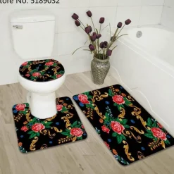 French Touch Duschvorhang-Set – Elegantes Badezimmerdekor