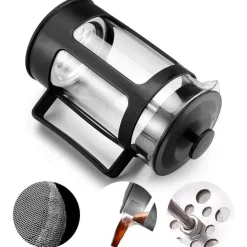 French-Press-Kaffeemaschine – 350 ml Perkolator-Werkzeug aus Kunststoff