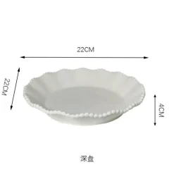 Frühstücksschüssel-Set aus Keramikperlen – elegantes, stilvolles Geschirr