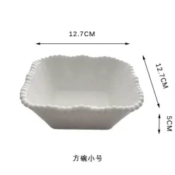 Frühstücksschüssel-Set aus Keramikperlen – elegantes, stilvolles Geschirr