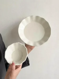 Frühstücksschüssel-Set aus Keramikperlen – elegantes, stilvolles Geschirr