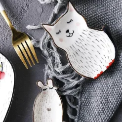 Frühstücksteller mit Tiermotiven – Niedliches Keramikgeschirr