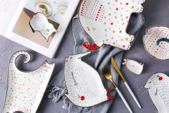 Frühstücksteller mit Tiermotiven – Niedliches Keramikgeschirr