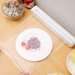 Frischhaltefolienspender - Küchenschneider und Organizer-Box