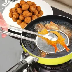 Fritteusenschaufel aus Edelstahl – langlebiges Küchenwerkzeug zum Frittieren