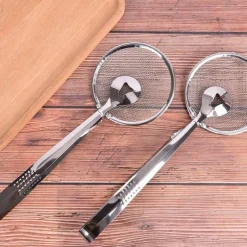 Fritteusenschaufel aus Edelstahl – langlebiges Küchenwerkzeug zum Frittieren