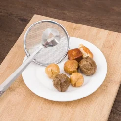 Fritteusenschaufel aus Edelstahl – langlebiges Küchenwerkzeug zum Frittieren