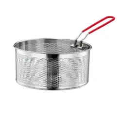 Frittierkorb aus Edelstahl – Pommes-Frites-Sieb, Abtropfwerkzeug für knuspriges Kochen