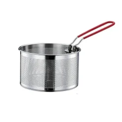 Frittierkorb aus Edelstahl – Pommes-Frites-Sieb, Abtropfwerkzeug für knuspriges Kochen