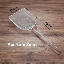 Frittierspatel aus Edelstahl – Sieb-Kochwerkzeug zum Frittieren und Abtropfen