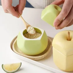 Fruchtförmiges Keramik-Gewürzglas - Gewürzbehälter für die Küche