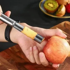 Fruchtkernentferner - Edelstahl-Apfel-Birnen-Dattel-Schneidemesser