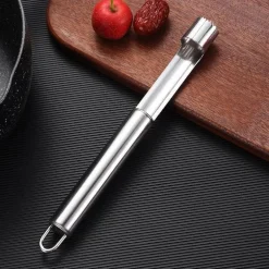 Fruchtkernentferner - Edelstahl-Apfel-Birnen-Dattel-Schneidemesser