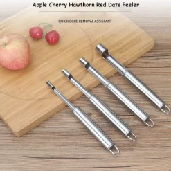 Fruchtkernentferner aus Edelstahl – langlebiges und einfach zu verwendendes Werkzeug für perfekt entkernte Früchte
