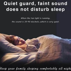 Futuristische Flugzeug-Deckenventilatorlampe - RC-Schlafzimmerlampe für Kinder