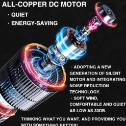 Futuristische Flugzeug-Deckenventilatorlampe - RC-Schlafzimmerlampe für Kinder